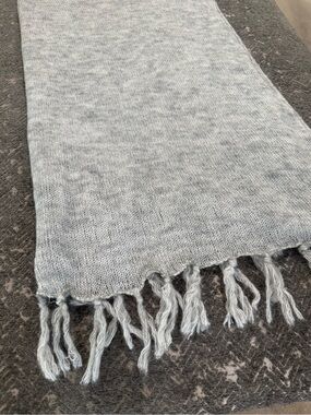 NWT Ethan Allen Mohair Throw In Anthracite (Gray)